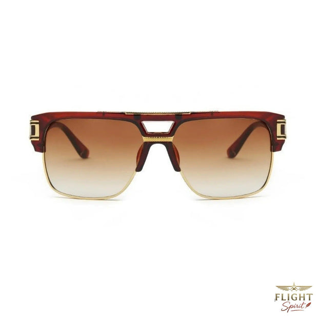 Retro Aviator-Brille für Herren