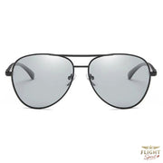 Herrenschutzbrille Aviator Sonnenbrille mit grauem Glas