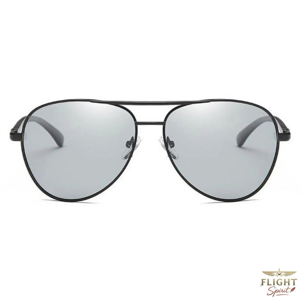 Herrenschutzbrille Aviator Sonnenbrille mit grauem Glas