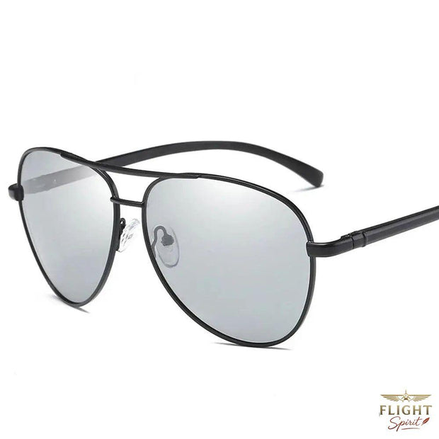 Herrenschutzbrille Aviator Sonnenbrille mit grauem Glas