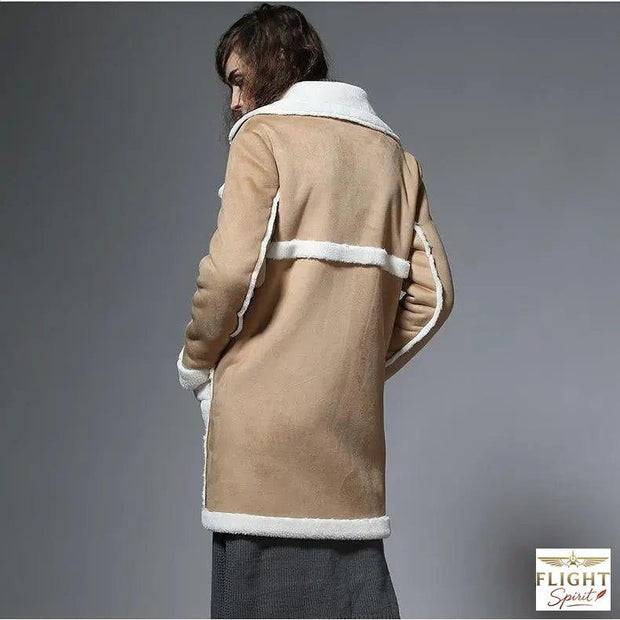 Damentasche Beige Aviator Mantel