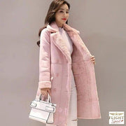 Damenpilotenkittel in Rosa