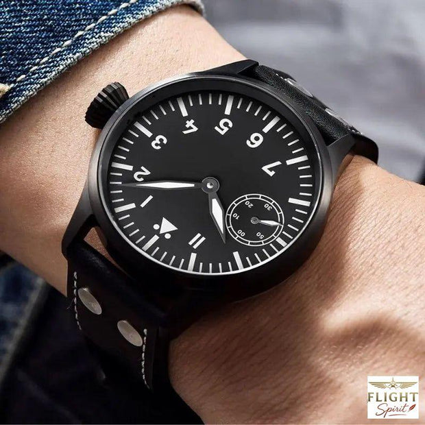 Automatik-Uhr für Männer im Pilotenstil