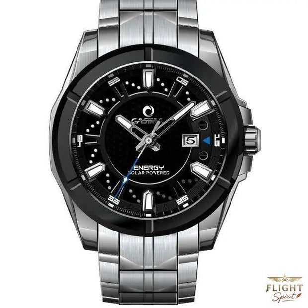 Herrenuhr Fliegerarmband aus Edelstahl