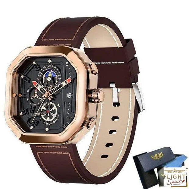 Flieger-Uhrenriemen Buckle Lige