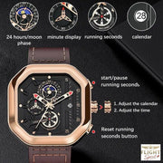 Flieger-Uhrenriemen Buckle Lige