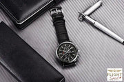 Pilotenuhr mit Fliegeranzeige