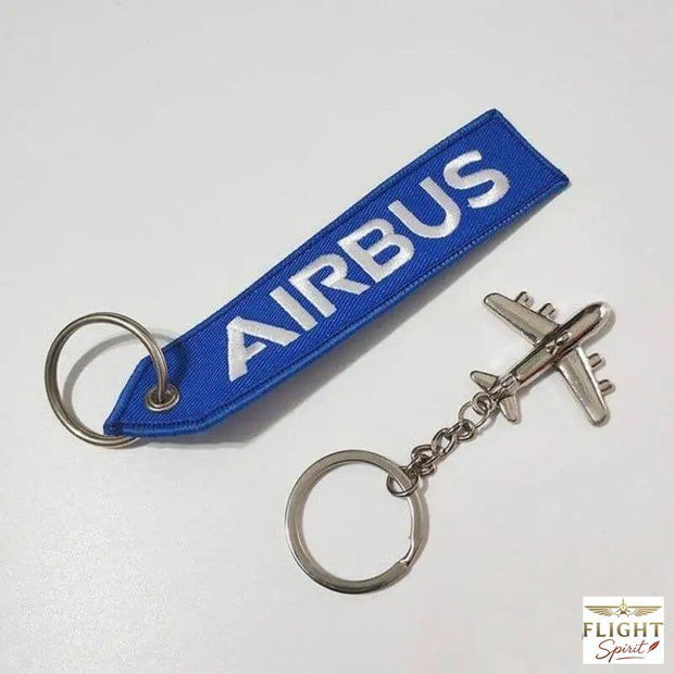Airbus Blue Flugzeug-Schlüsselanhänger