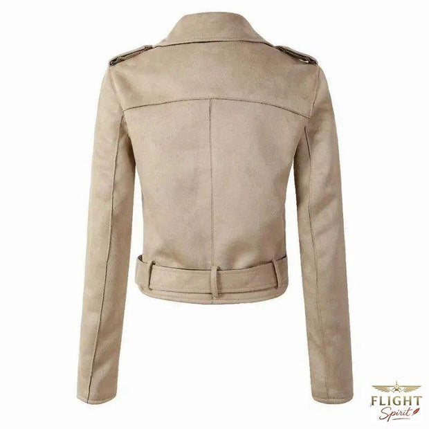 Damentäschler-Flightjacke in Beige