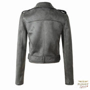 Damen-Fliegerjacke in Grau