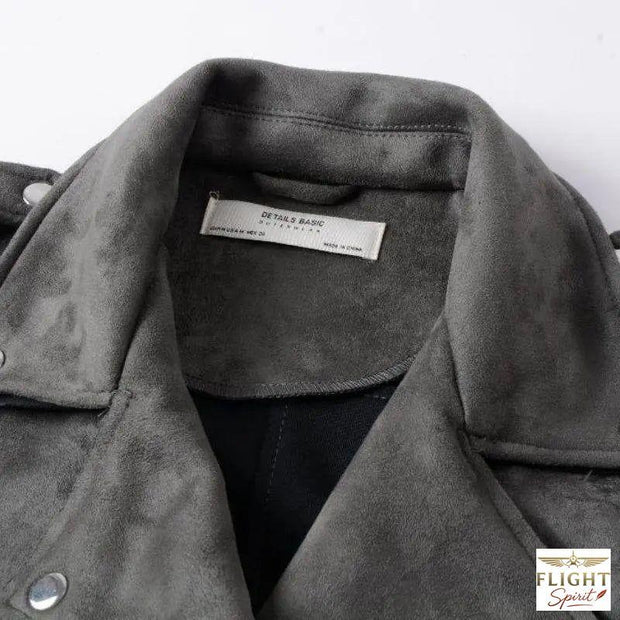 Damen-Fliegerjacke in Grau