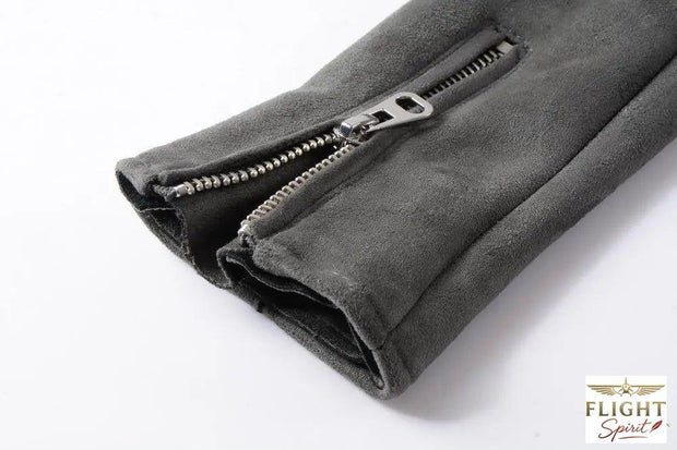 Damen-Fliegerjacke in Grau