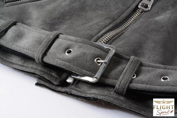 Damen-Fliegerjacke in Grau
