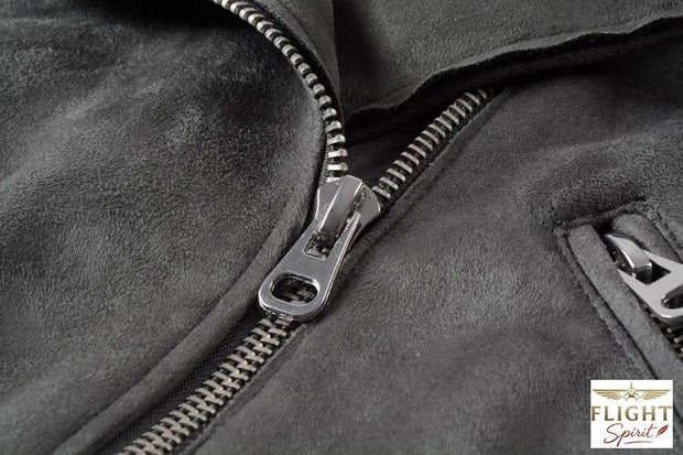 Damen-Fliegerjacke in Grau