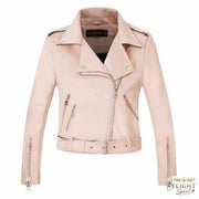 Damen Pilotjacke in Rosé