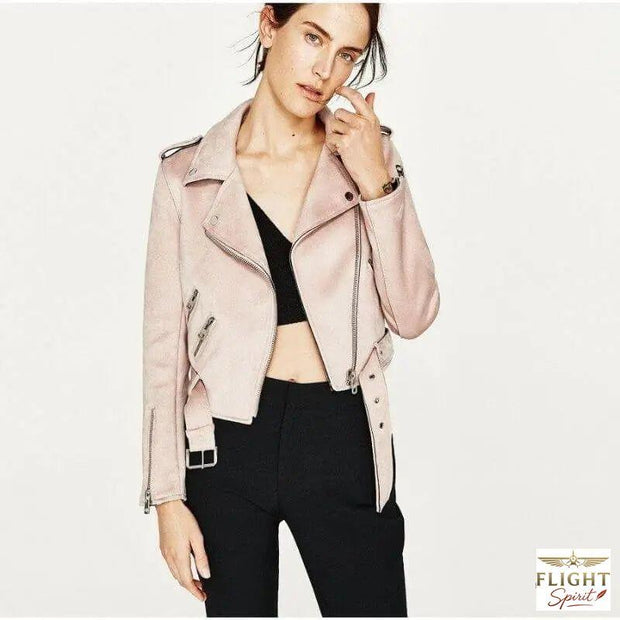Damen Pilotjacke in Rosé