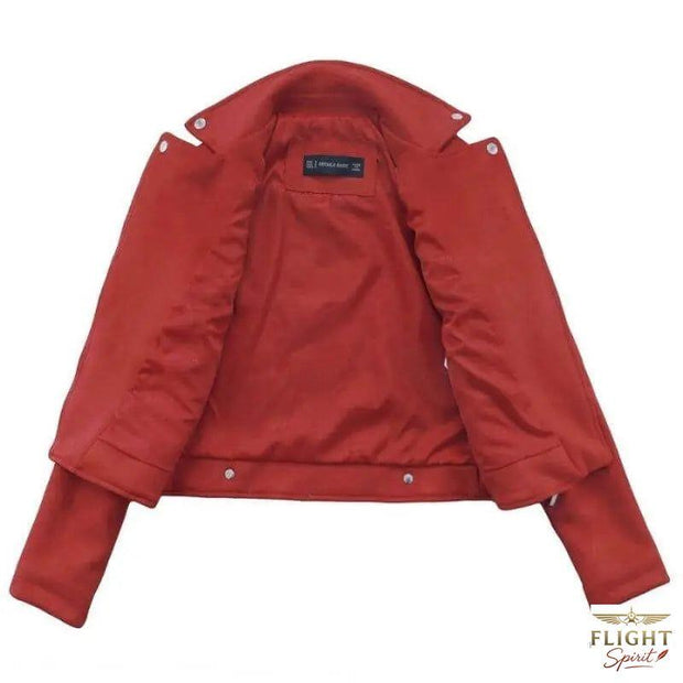 Damen Bomberjacke Bordeaux
