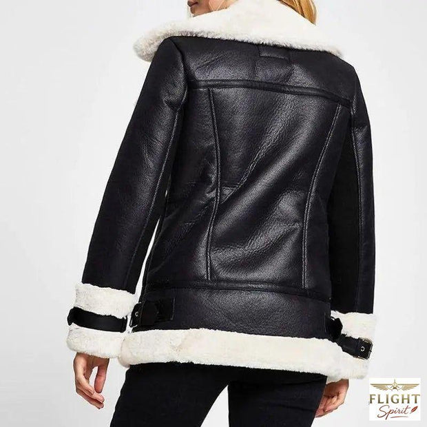 Gefütterte Damen-Bomberjacke